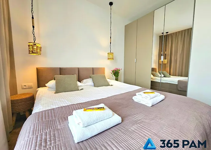 Appartamento 365pam - Nefryt 6-osobowy - Basen Zewnetrzny, Parking W Cenie *